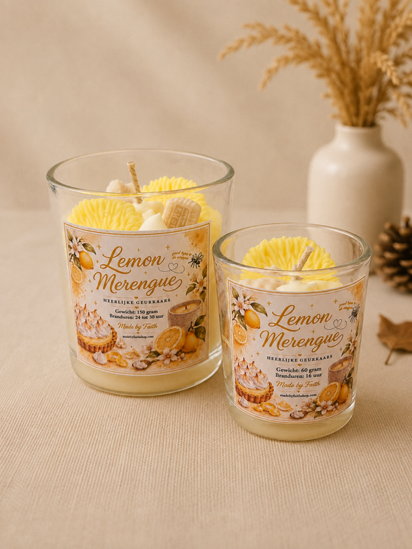 lemon merengue whipped wax kaars