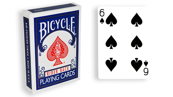 Bicycle One Way Forcing Deck - Mazzo di Carte Tutte Uguali (6 Picche) - Dorso Blu