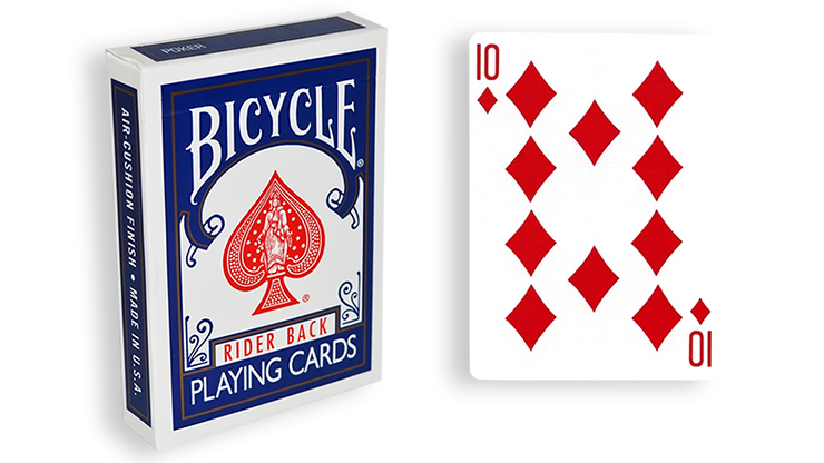 Bicycle One Way Forcing Deck - Mazzo di Carte Tutte Uguali (10 Quadri) - Dorso Blu
