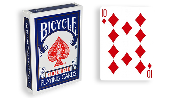 Bicycle One Way Forcing Deck - Mazzo di Carte Tutte Uguali (10 Quadri) - Dorso Blu