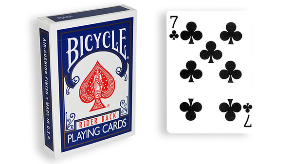 Bicycle One Way Forcing Deck - Mazzo di Carte Tutte Uguali (7 Fiori) - Dorso Blu