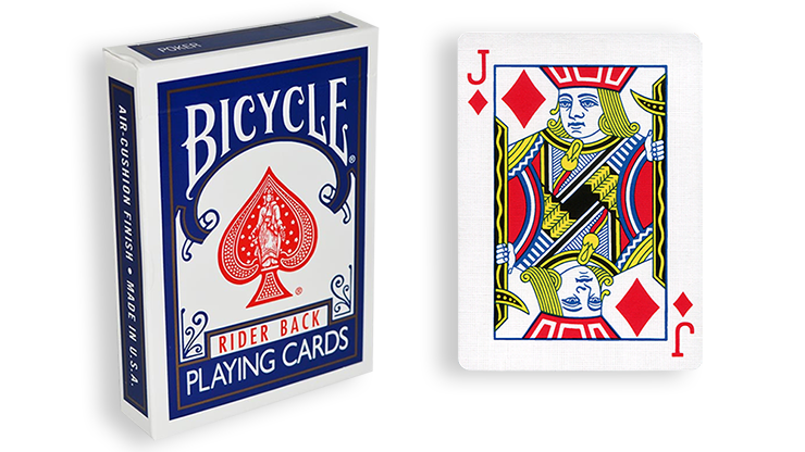 Bicycle One Way Forcing Deck - Mazzo di Carte Tutte Uguali (Jack Quadri) - Dorso Blu