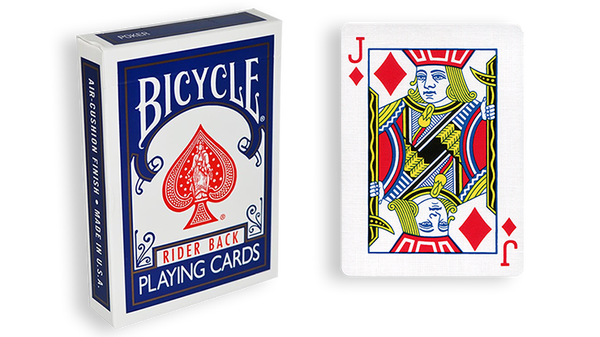 Bicycle One Way Forcing Deck - Mazzo di Carte Tutte Uguali (Jack Quadri) - Dorso Blu