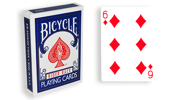 Bicycle One Way Forcing Deck - Mazzo di Carte Tutte Uguali (6 Quadri) - Dorso Blu
