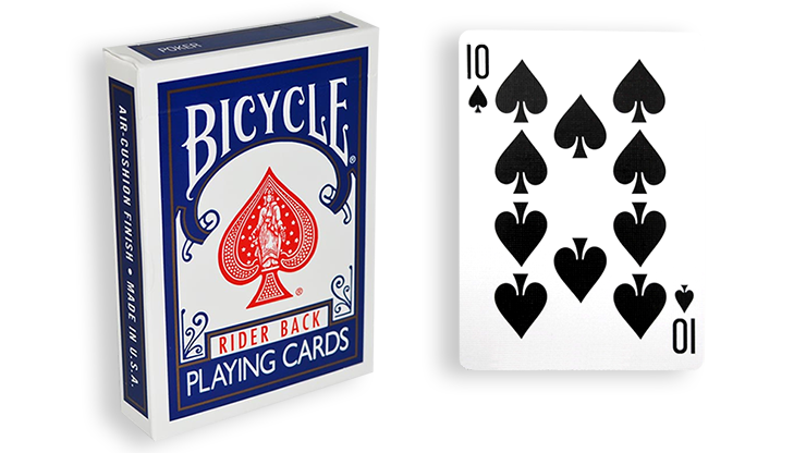 Bicycle One Way Forcing Deck - Mazzo di Carte Tutte Uguali (10 Picche) - Dorso Blu