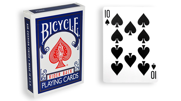 Bicycle One Way Forcing Deck - Mazzo di Carte Tutte Uguali (10 Picche) - Dorso Blu