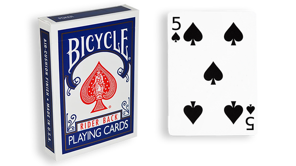Bicycle One Way Forcing Deck - Mazzo di Carte Tutte Uguali (5 Picche) - Dorso Blu