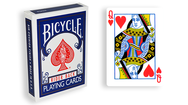 Bicycle One Way Forcing Deck - Mazzo di Carte Tutte Uguali (Regina Cuori) - Dorso Blu