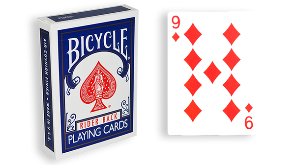 Bicycle One Way Forcing Deck - Mazzo di Carte Tutte Uguali (9 Quadri) - Dorso Blu