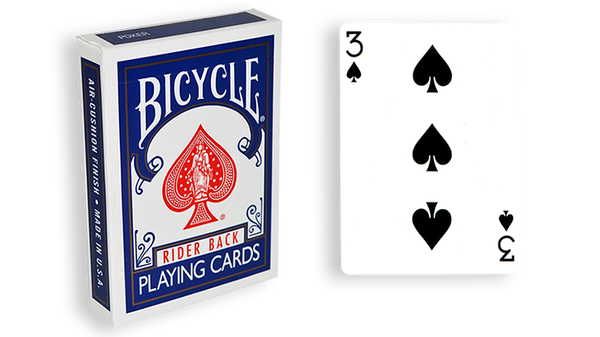 Bicycle One Way Forcing Deck - Mazzo di Carte Tutte Uguali (3 Picche) - Dorso Blu