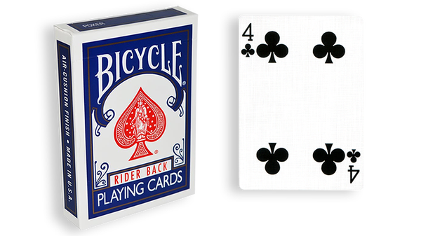 Bicycle One Way Forcing Deck - Mazzo di Carte Tutte Uguali (4 Fiori) - Dorso Blu
