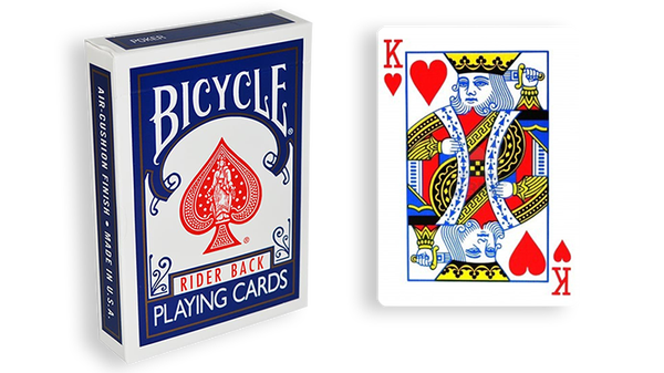 Bicycle One Way Forcing Deck - Mazzo di Carte Tutte Uguali (Re Cuori) - Dorso Blu