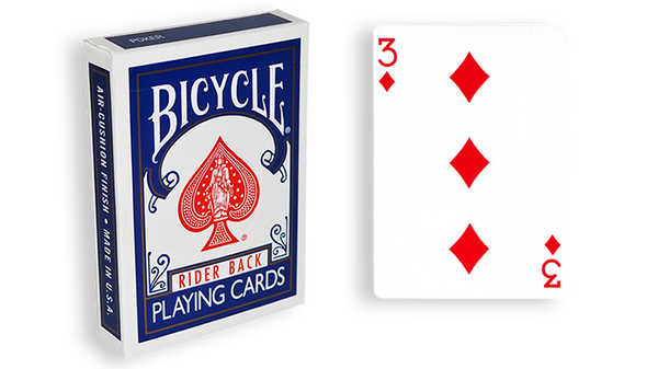 Bicycle One Way Forcing Deck - Mazzo di Carte Tutte Uguali (3 Quadri) - Dorso Blu