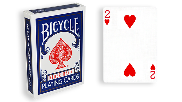 Bicycle One Way Forcing Deck - Mazzo di Carte Tutte Uguali (2 Cuori) - Dorso Blu