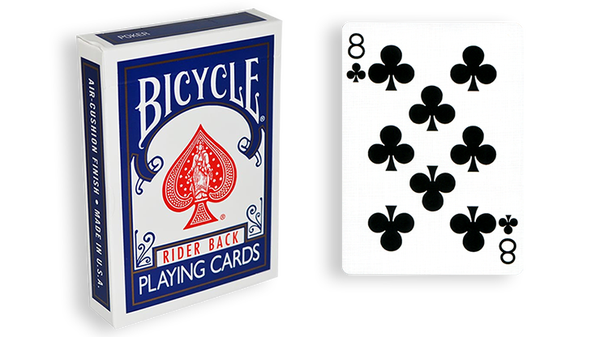 Bicycle One Way Forcing Deck - Mazzo di Carte Tutte Uguali (8 Fiori) - Dorso Blu