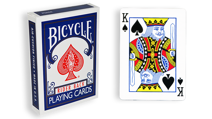 Bicycle One Way Forcing Deck - Mazzo di Carte Tutte Uguali (Re Picche) - Dorso Blu