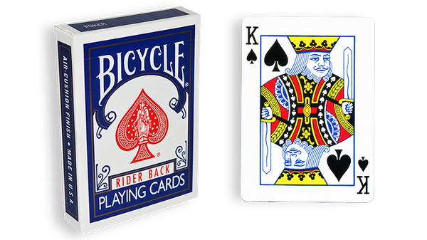 Bicycle One Way Forcing Deck - Mazzo di Carte Tutte Uguali (Re Picche) - Dorso Blu