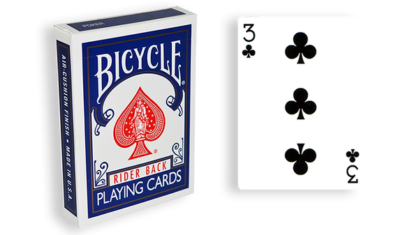 Bicycle One Way Forcing Deck - Mazzo di Carte Tutte Uguali (3 Fiori) - Dorso Blu