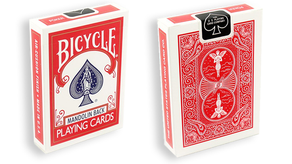Bicycle Playing Cards 809 Mandolin Red by USPCC