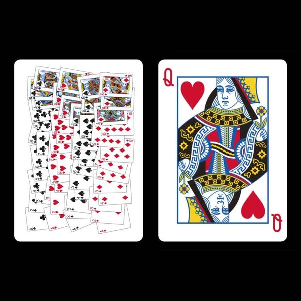 Carta 52 in 1 Bicycle (Regina di Cuori)