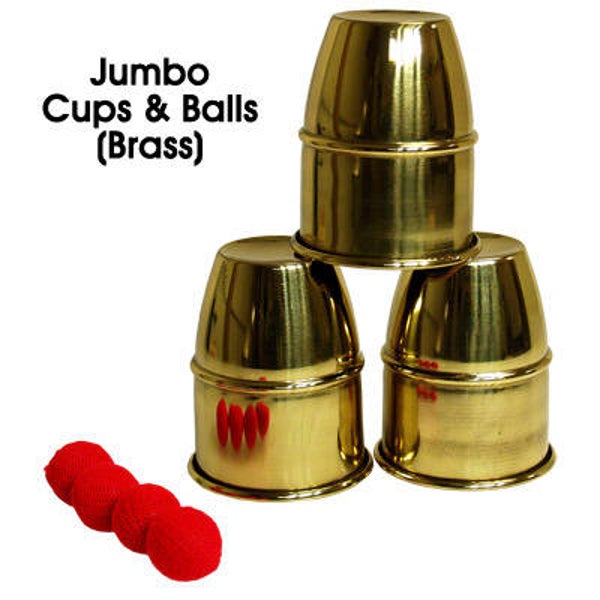 Jumbo Cups & Balls (Brass)