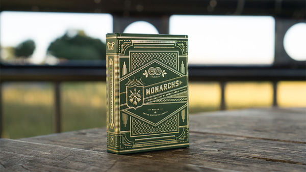 Mazzo di Carte Monarchs Green Playing Cards by Theory11