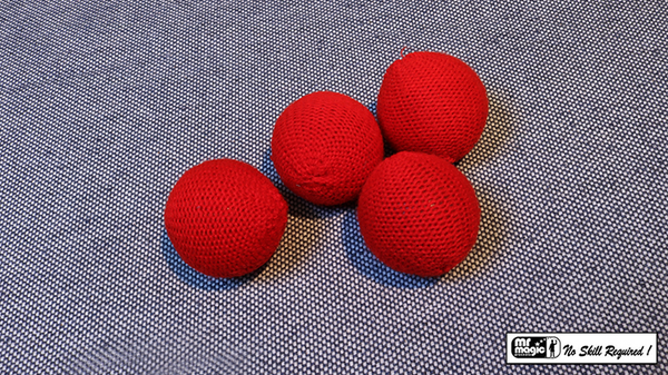 Crochet Balls (Red 2 inch) by Mr. Magic