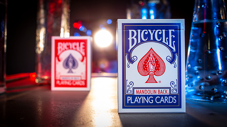 Mazzo di Carte Segnato GT Speedreader Marked Deck (Bicycle 809 Mandolin Blue) Plus Online Effect