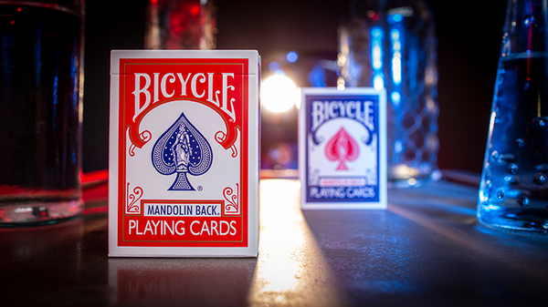 Mazzo di Carte Segnato GT Speedreader Marked Deck (Bicycle 809 Mandolin Red) Plus Online Effect