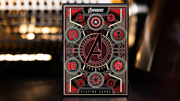 Mazzo di Carte Avengers Red Edition Playing Cards by Theory11