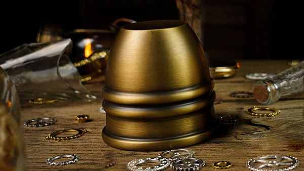 ARTISTIC CHOP CUP AND BALLS (BRASS) by TCC