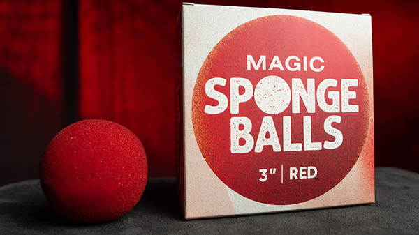 Magic Sponge Balls 4PK RED 3" (cm 7,50) by Murphy's Magic