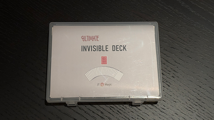 Ultimate Invisible Deck (Red) by Sway Liu and JT Magic