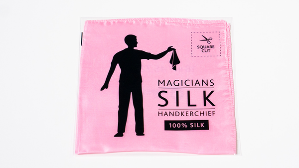 Foulard di Seta 15x15 Rosa - PRO SILK PINK 6" by Murphy's Magic