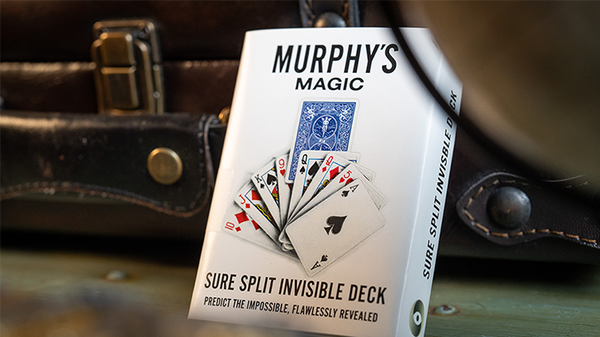 SURE SPLIT (Blue) Invisible Deck Bicycle by Murphy's Magic
