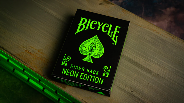 Mazzo di Carte Bicycle Neon Rider Back Green-Glo Deck Playing Cards