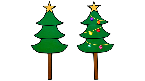 Christmas Tree Paddle Set by HP Creations & Ed Alonzo