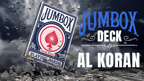 Mazzo di Carte Jumbox Koran Deck (Blue) by Magic Dream