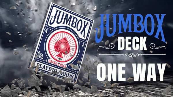 Mazzo di Carte Jumbox One Way Deck (Blue) by Magic Dream