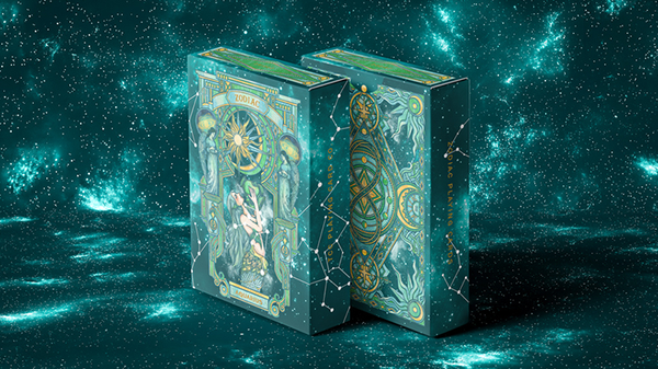 Mazzo di Carte Zodiac (Acquarius) Luminous Edition Playing Cards by TCC