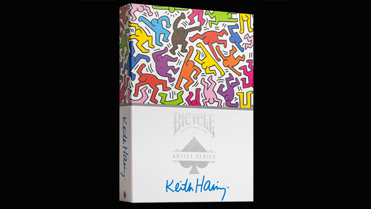 Mazzo di Carte Bicycle Keith Haring (Box Set Red and Blue) by US Playing Cards