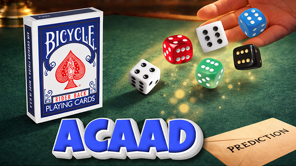 ACAAD - Any Card at Any Dice (Blue) by Mathieu Cima
