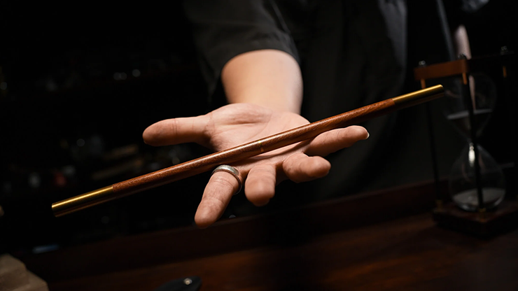 New Folding Wand (Red Sandlewood) by TCC Presents