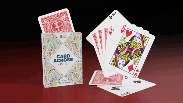 Card Across Plus (Red) by Iarvel Magic