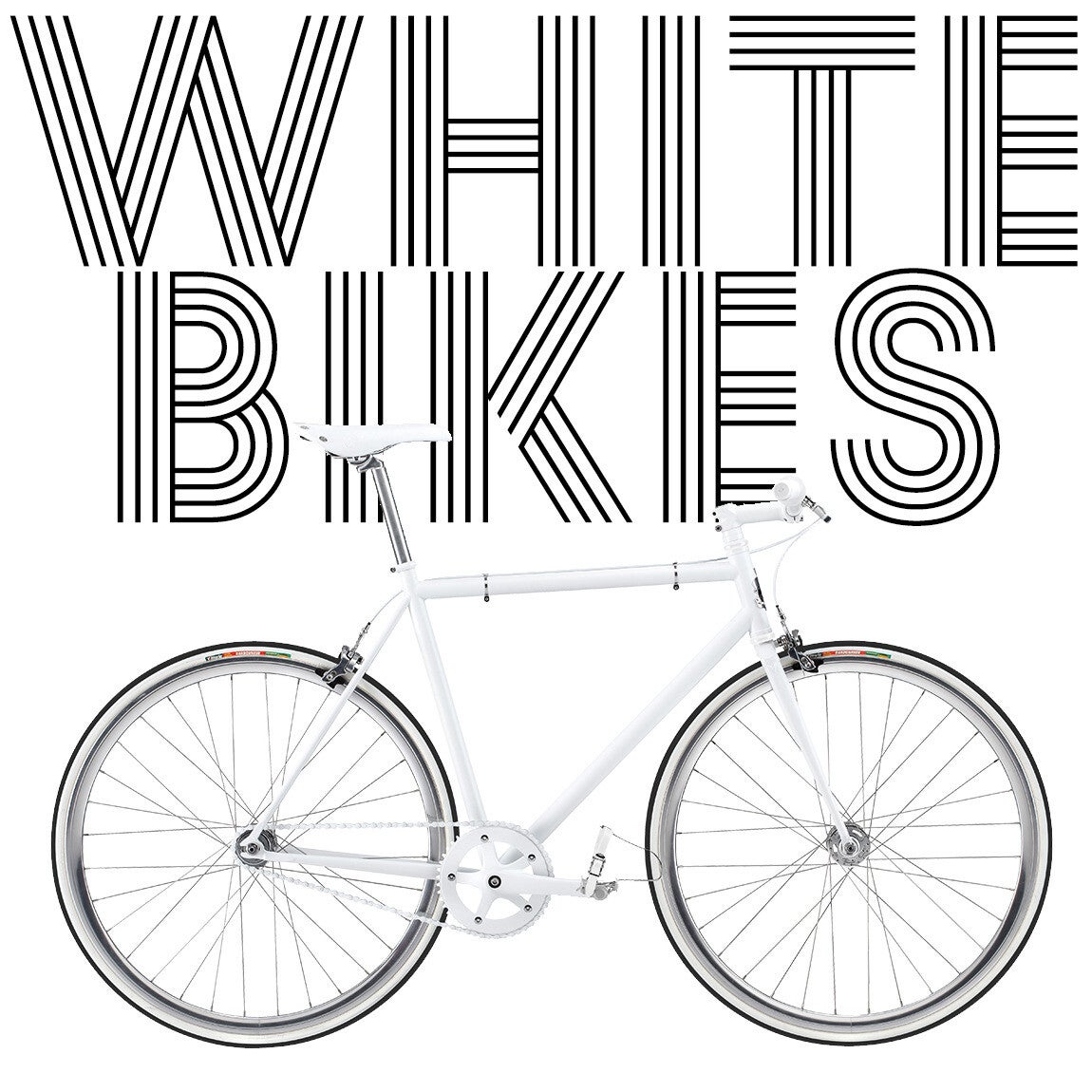 White Bikes by Paul Richards