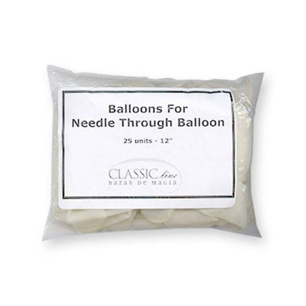 25 Palloncini di Ricambio per Needle Through Balloon by Bazar De Magia