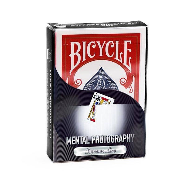 Mazzo di Carte Mental Photography - Bicycle Supreme Line (Rosso)