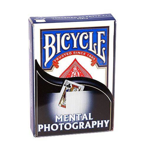 Mazzo di Carte Mental Photography Bicycle Supreme Line (Dorso Blu)