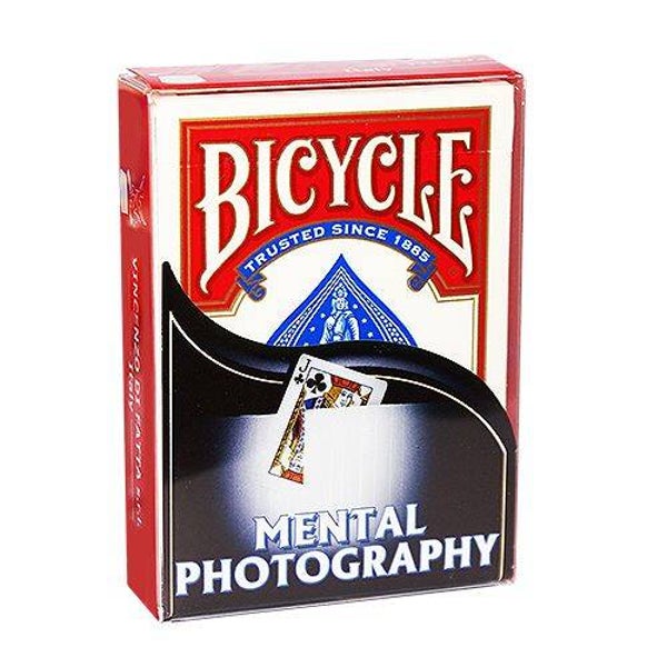 Mazzo di Carte Mental Photography Bicycle (Dorso Rosso)