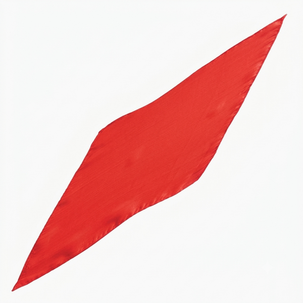 Foulard a forma di rombo - Rosso